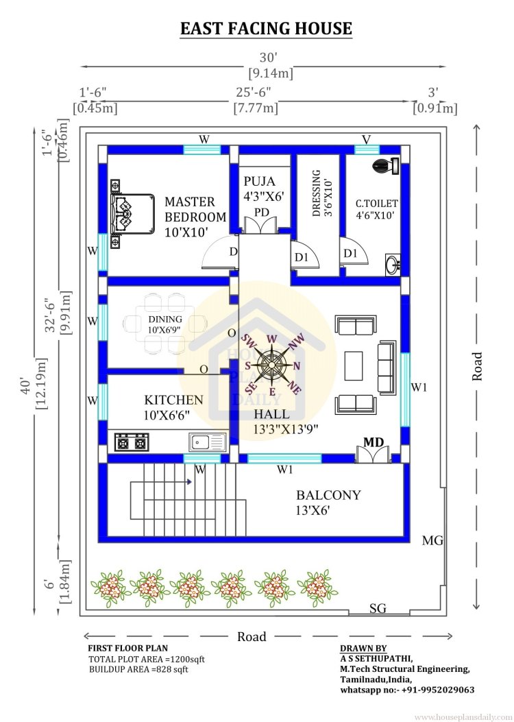 1BHK Plan